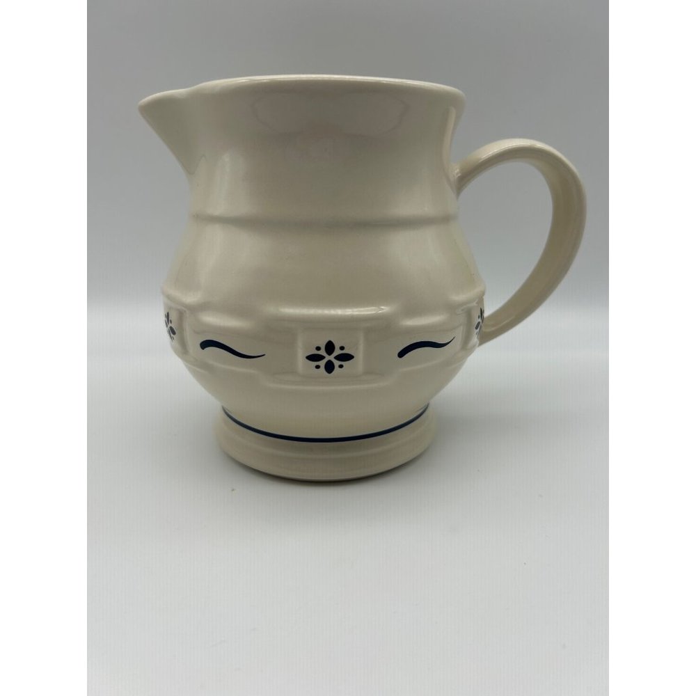 Longaberger Ivory Woven Traditions Pitcher